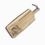 Personalised Old English Sheepdog Engraved Acacia Serving Board, thumbnail 1 of 6