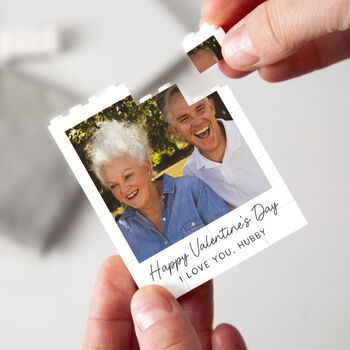 Personalised Photo Building Block Valentines Gift, 2 of 4