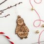 Personalised Penguin Wooden Christmas Decoration, thumbnail 2 of 2