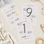 Personalised Cloud Baby Milestone Cards Set, thumbnail 2 of 6