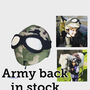Child's Army Hi Vis Helmet Cover, thumbnail 6 of 6