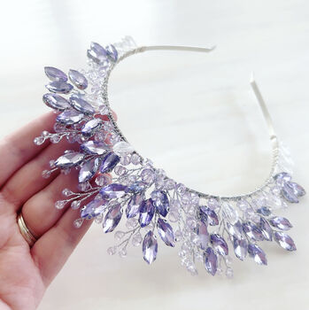 Lilac Crystal Crown, 2 of 5