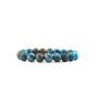Genuine Blue Malachite Stone Protection Bead Bracelet, thumbnail 1 of 7