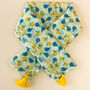 Fruit Print Cotton Blend Square Scarf, thumbnail 1 of 4