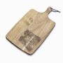 Personalised Rough Collie Engraved Acacia Serving Board, thumbnail 8 of 8