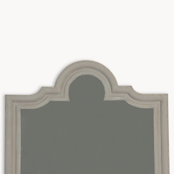 Wilton Grey Portrait Mantle Mirror, 3 of 4