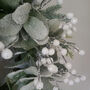 Frosted White Berry Christmas Wreath, thumbnail 3 of 5
