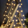 Set Of Three Lit Wooden Christmas Trees, thumbnail 3 of 5