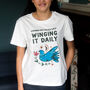 'Winging It Daily' Ladies T Shirt, thumbnail 2 of 5