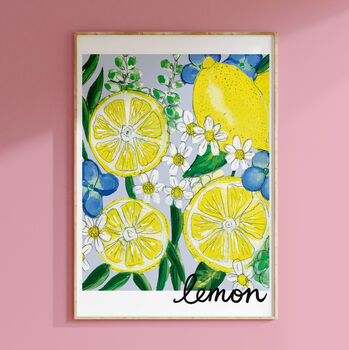Lemon Kitchen Print, 6 of 10