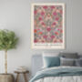 William Morris Pink Rose Art Print, thumbnail 2 of 3