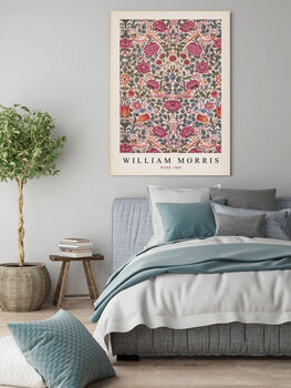 William Morris Pink Rose Art Print, 2 of 3