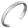 Mans Curved Sterling Silver Bracelet, thumbnail 7 of 8