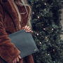 Personalised Leather Clutch, thumbnail 2 of 12