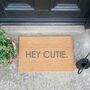Hey Cutie Print Doormat, thumbnail 4 of 4