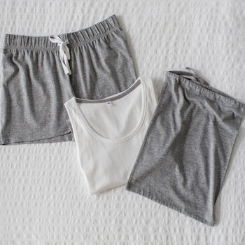 Women Cotton Pyjamas Shorts Set In A Bag, 7 of 10