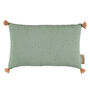 Organic Cotton Tassel Cushion, thumbnail 3 of 8