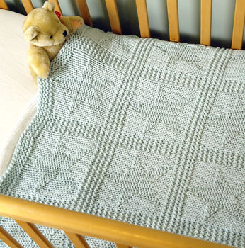 Baby Star Blanket Knitting Kit: 100% Cotton, 4 of 6