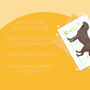 Charlie The Chocolate Labrador Blank Greeting Card, thumbnail 7 of 10