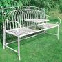 Large Cream Companion Bench Seat With Table, thumbnail 1 of 11