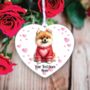 Personalised Pomeranian Dog Love Decoration, thumbnail 2 of 2