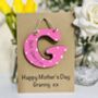 Personalised Mother's Day Great Granny G Keepsake Card, thumbnail 4 of 4
