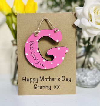 Personalised Mother's Day Great Granny G Keepsake Card, 4 of 4