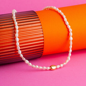 Seed Pearl And Gold Bead Bracelet, 4 of 4