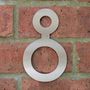Mackintosh Stainless Steel House Number, thumbnail 11 of 12