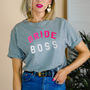 Personalised 'Bride Boss' Hen Party T Shirt, thumbnail 1 of 2