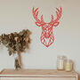 Geometric Stag Deer Wall Art Decor For Home Or Office, thumbnail 1 of 12