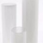 Cylinder Vase H25 D6.Five Cm White Colour By Dut Z, thumbnail 5 of 8