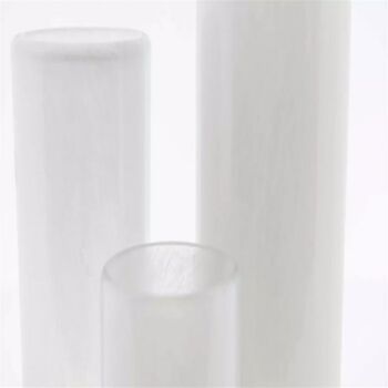 Cylinder Vase H25 D6.Five Cm White Colour By Dut Z, 5 of 8