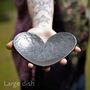 Hand Forged Steel Hearts Dish Set, Couples Gift, thumbnail 5 of 8