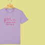 'Girl: Noise With Dirt' Definition T Shirt For Girls, thumbnail 5 of 12