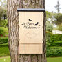 Wooden Bat Box Wildlife House Gift For Gardeners, thumbnail 1 of 5