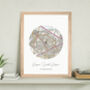 Our Special Place Personalised Handmade Map Print, thumbnail 9 of 11