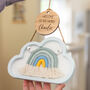 Personalised Welcome To The World Cloud Nursery Sign, thumbnail 1 of 5
