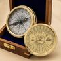 Personalised Brass 34th Birthday 100 Year Calendar Compass, thumbnail 3 of 12