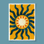 Apollo Contemporary Cornish Sun Art Print, thumbnail 5 of 5