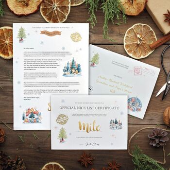 First Christmas Personalised Letter From Santa, 2 of 7