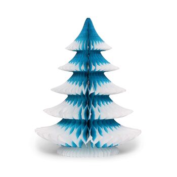 Christmas Snow Tip Tree Paper Decoration 25cm, 9 of 9