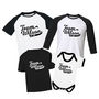 Personalised Family Team Baseball Style T Shirt Set, thumbnail 3 of 6