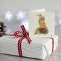 Christmas Hedgehog Gift Tag, Pack Of Four, thumbnail 1 of 2