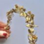 The Ita Headband Floral Delicate Hair Vine Bridal Hairpiece, thumbnail 3 of 10