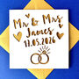 Personalised Papercut Wedding Card, thumbnail 1 of 4