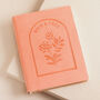 Pink Vegan Leather Embossed Notebook, thumbnail 1 of 2