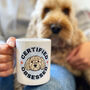 Certified Obsessed Personalised Dog Lover Mug, thumbnail 4 of 12