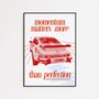 'Momentum Matters More Than Perfection' Retro Porsche Art Print, thumbnail 3 of 8