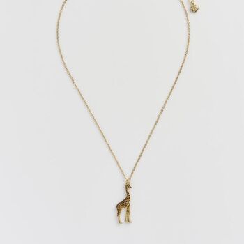 Giraffe Pendant Necklace, 2 of 4